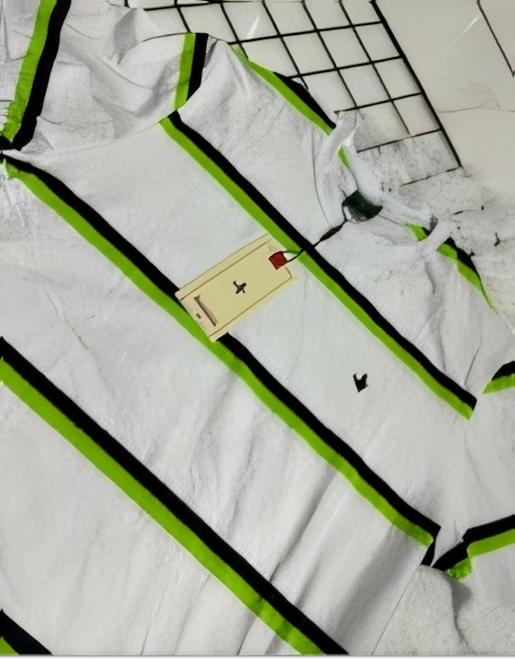 Camiseta Masculina Listrada Branca